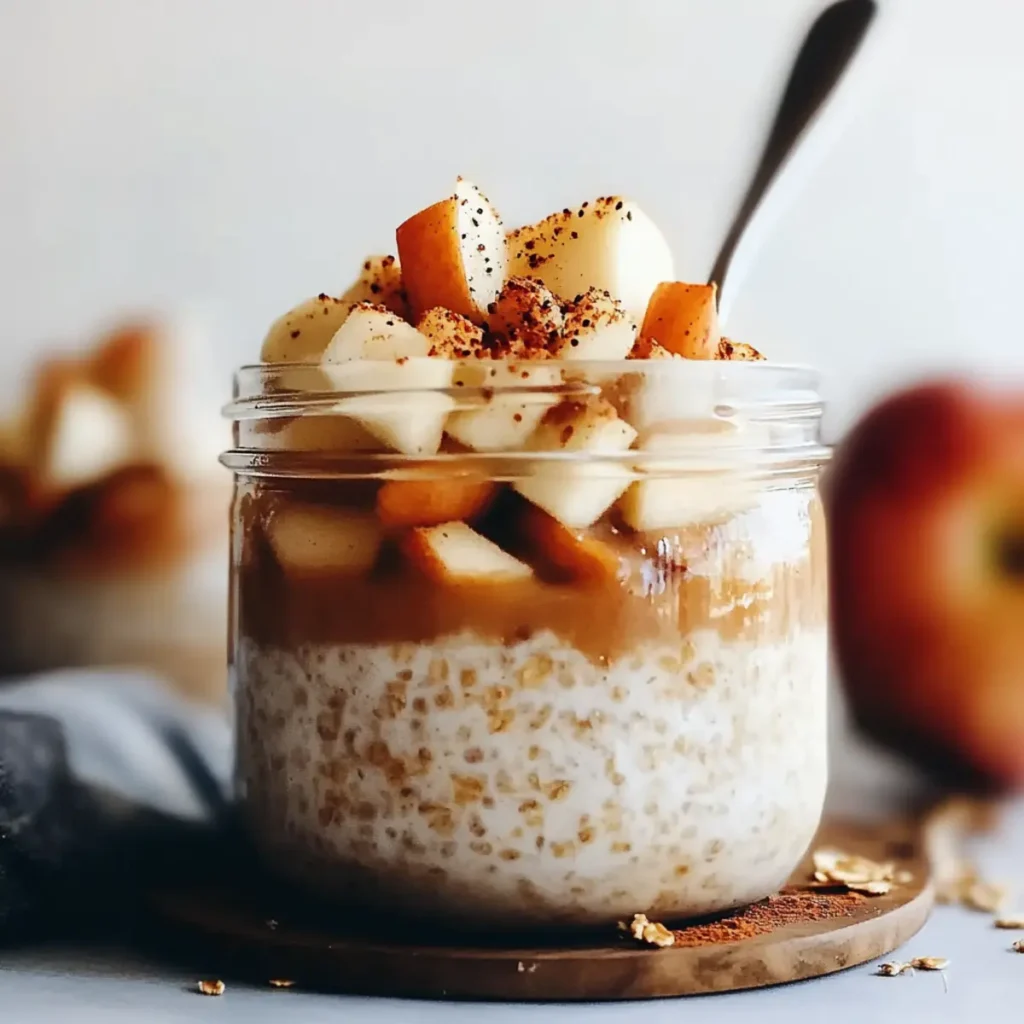 Apple Pie Overnight Oats