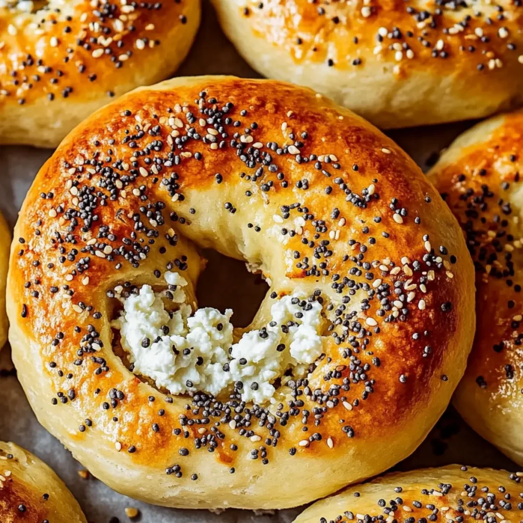 Cottage Cheese Protein Bagels