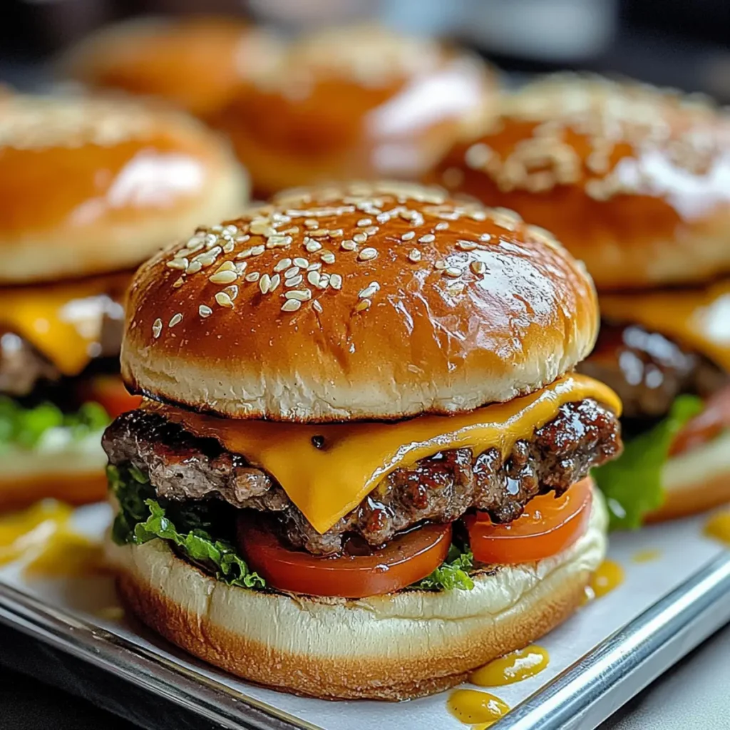 Big Mac-Style Copycat Beef Sliders