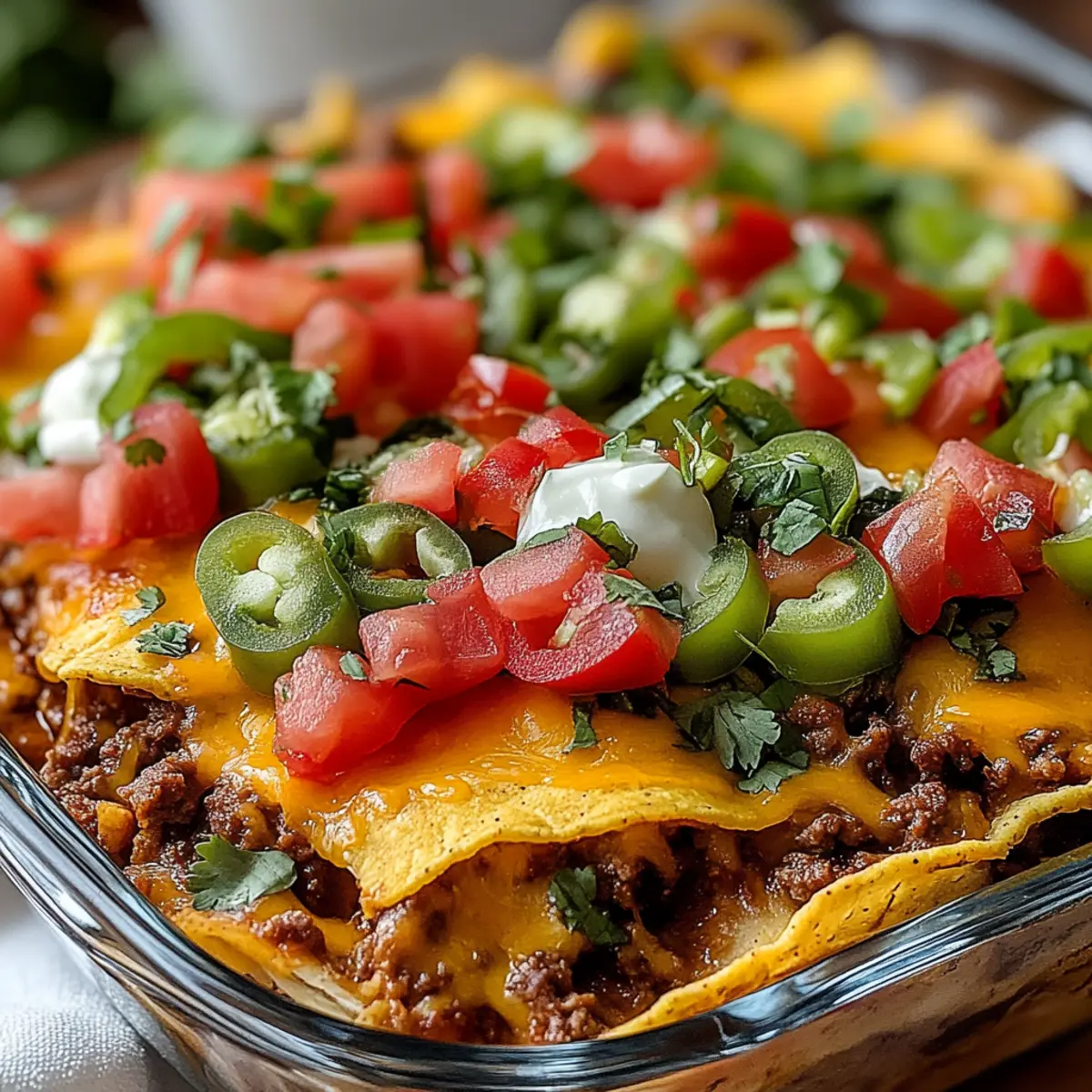 Family-Size Beef Taco Casserole
