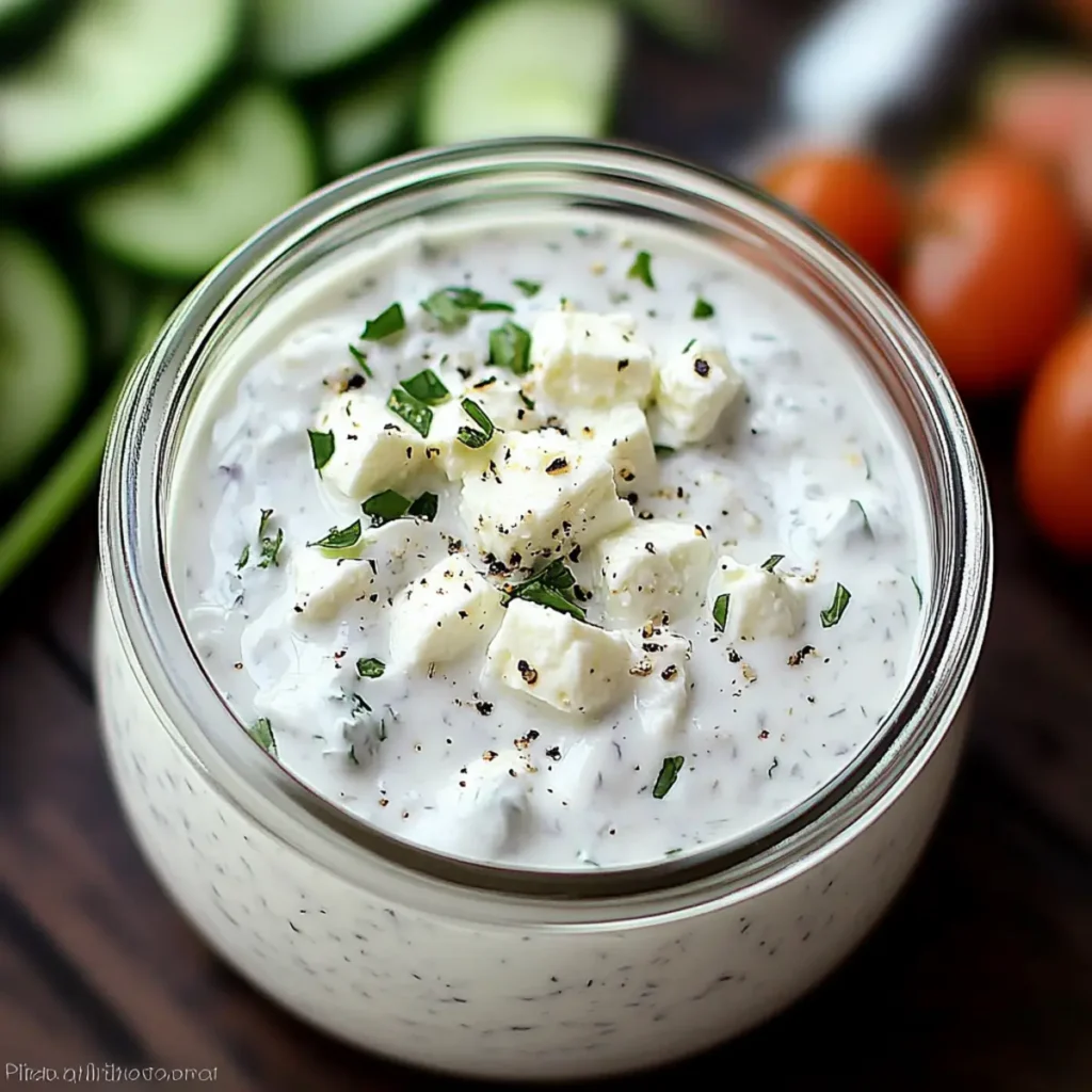 Greek-Style Creamy Feta Dressing