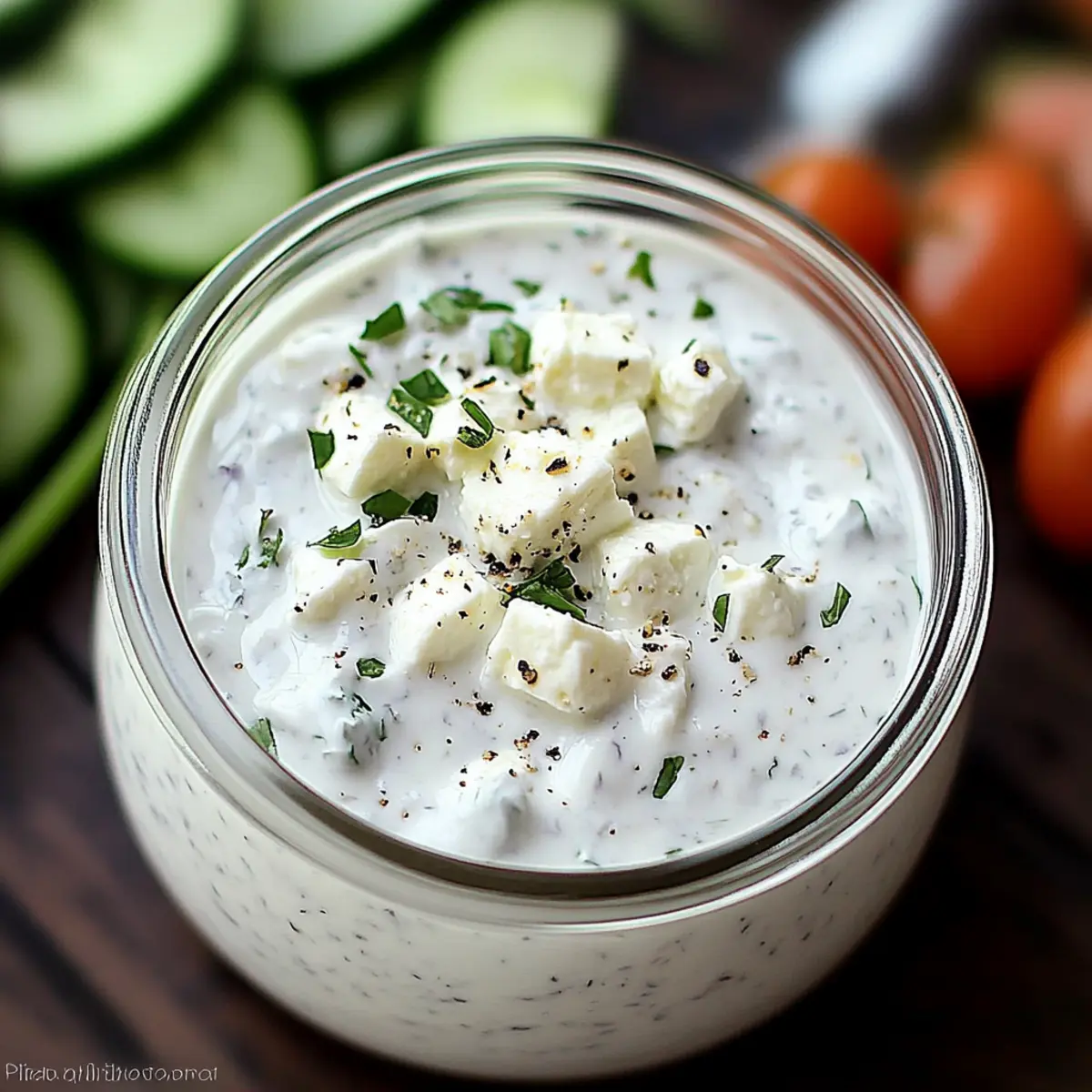 Greek-Style Creamy Feta Dressing