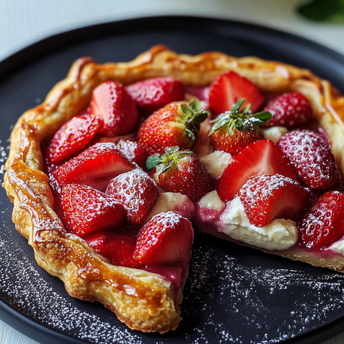 Strawberry Mascarpone Galette