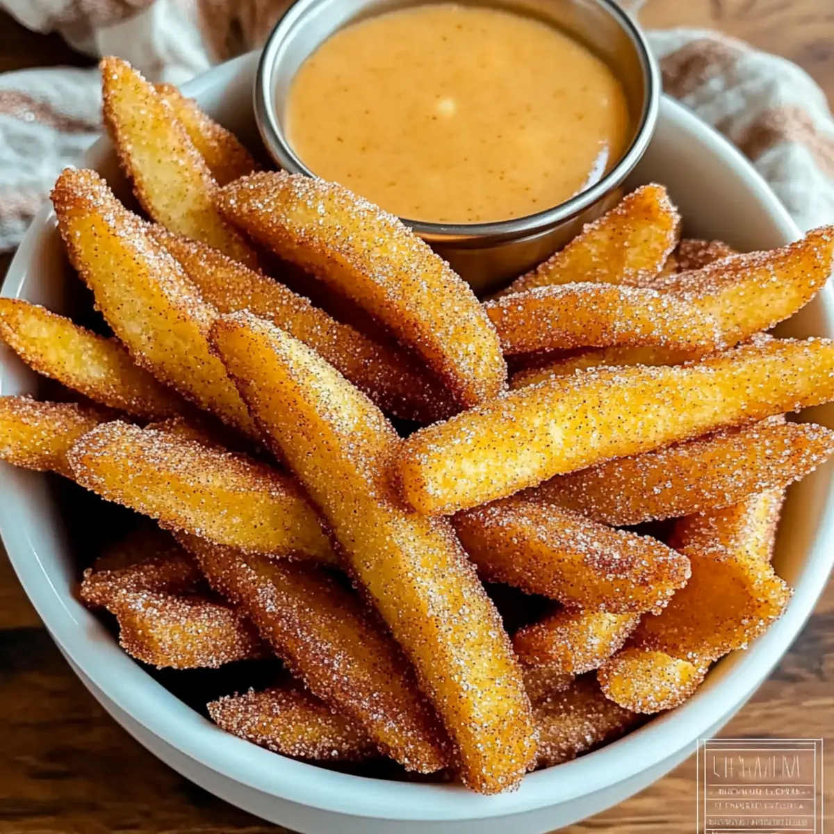 Delicious Air Fryer Apple Fries Recipe with Cinnamon Sugar Twist