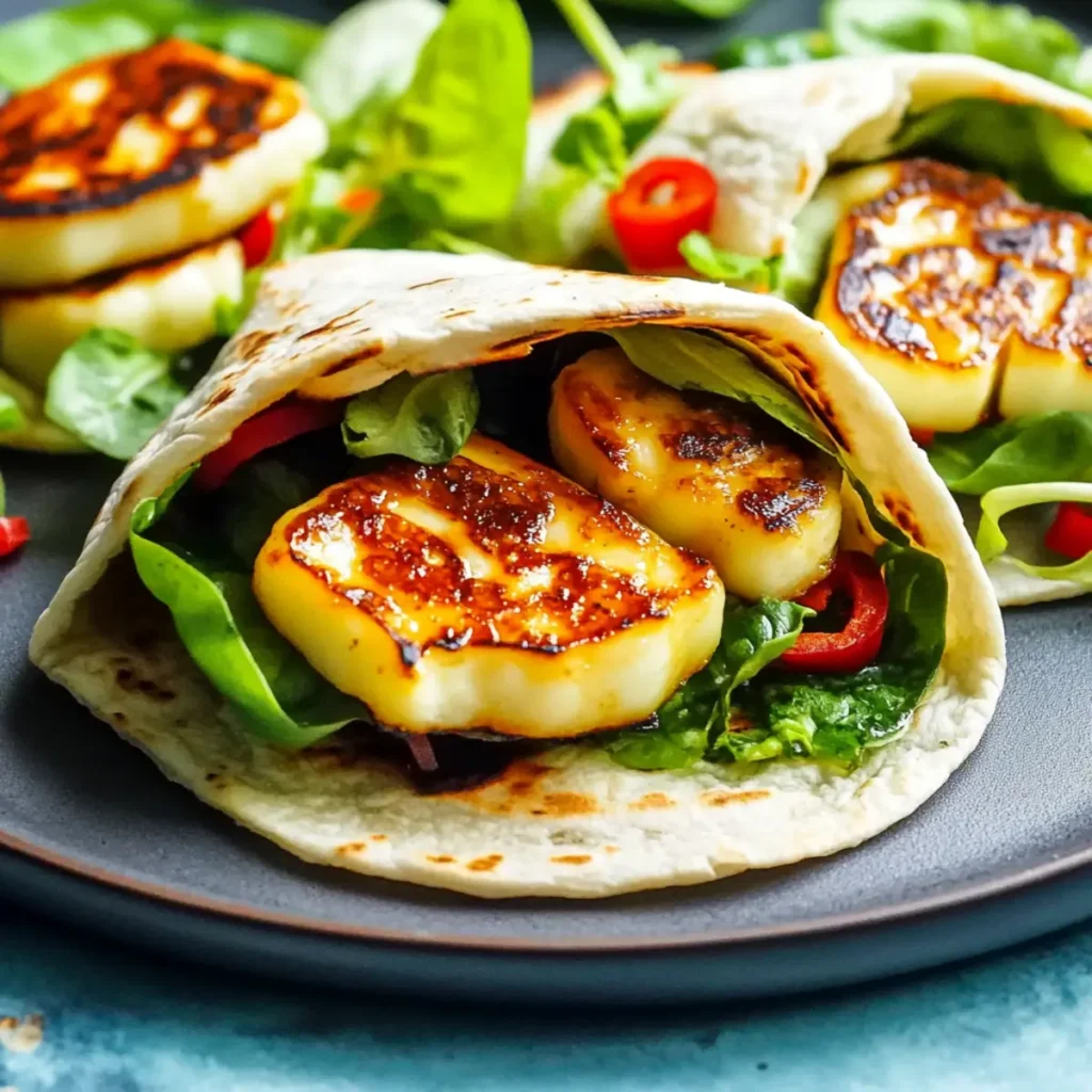 Sweet Chilli Halloumi Wrap