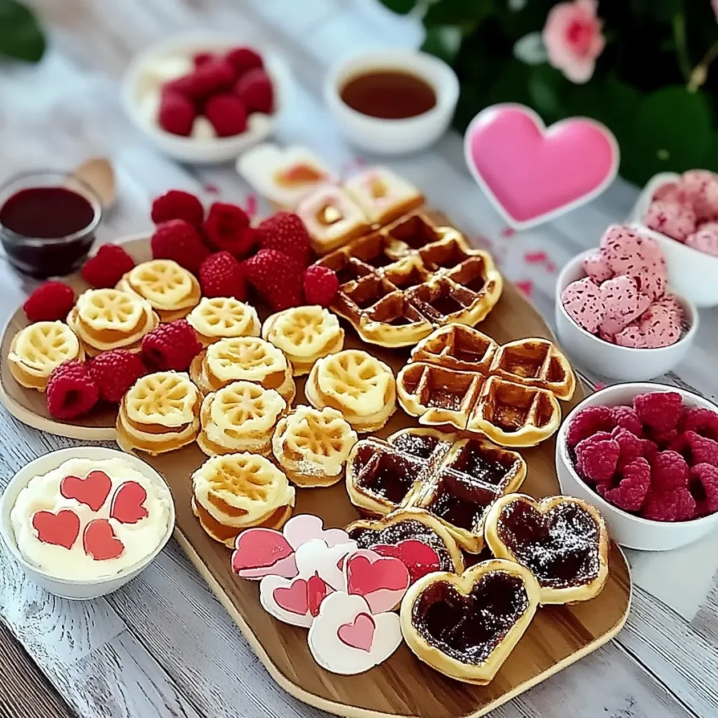 Valentine’s Day Waffle Board