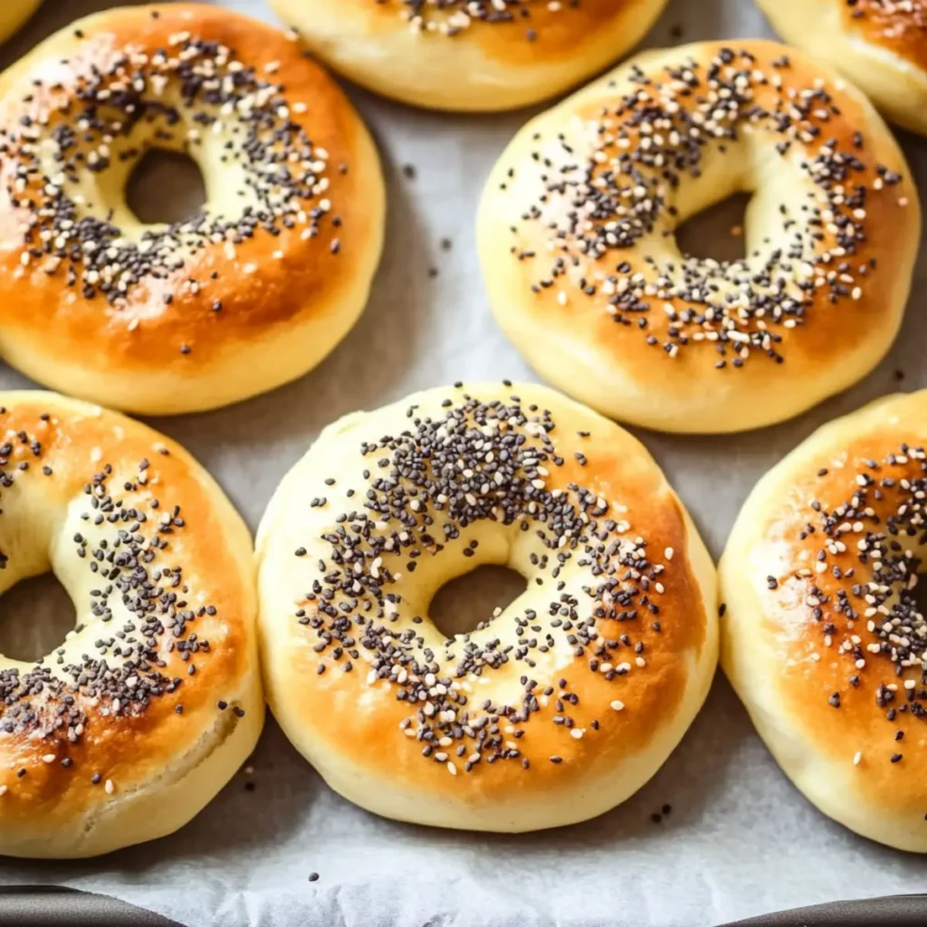Quick and Easy Greek Yogurt Bagels Made in the Air Fryer