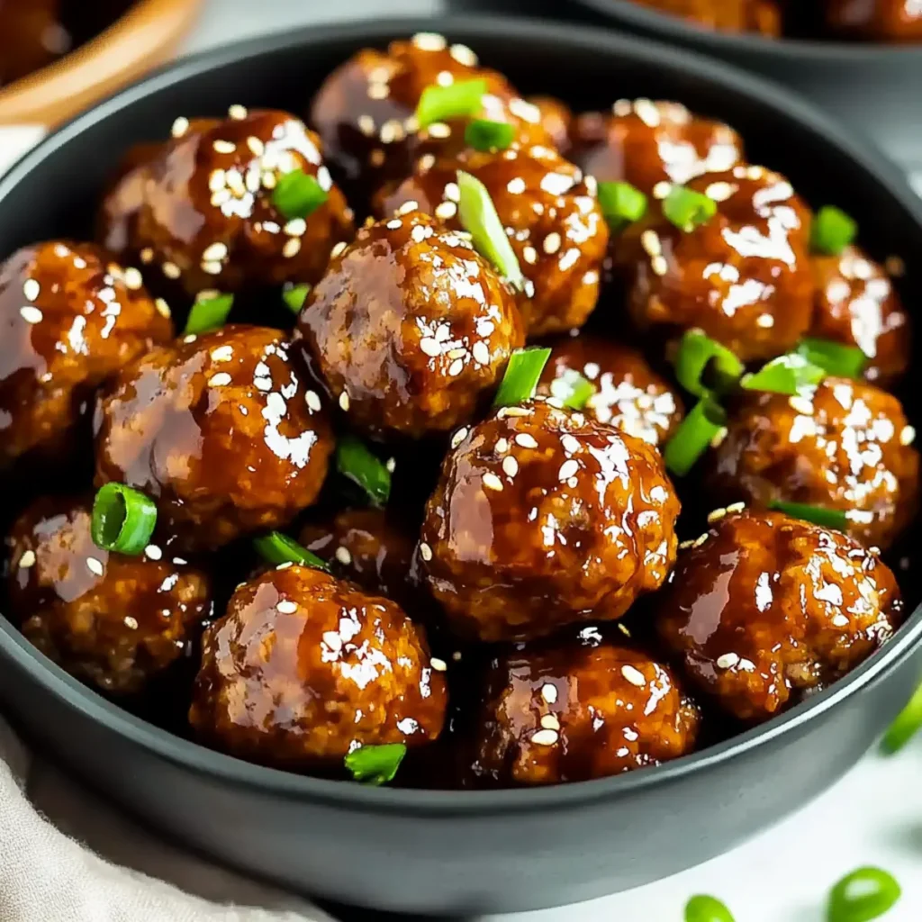 Slow Cooker Honey Garlic Meatballs