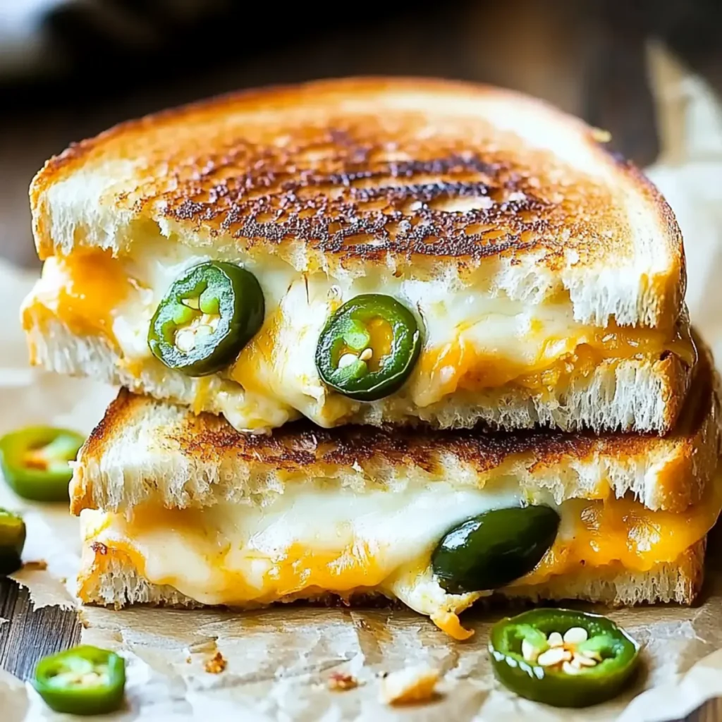 Delicious Roasted Jalapeno Popper Grilled Cheese Recipe