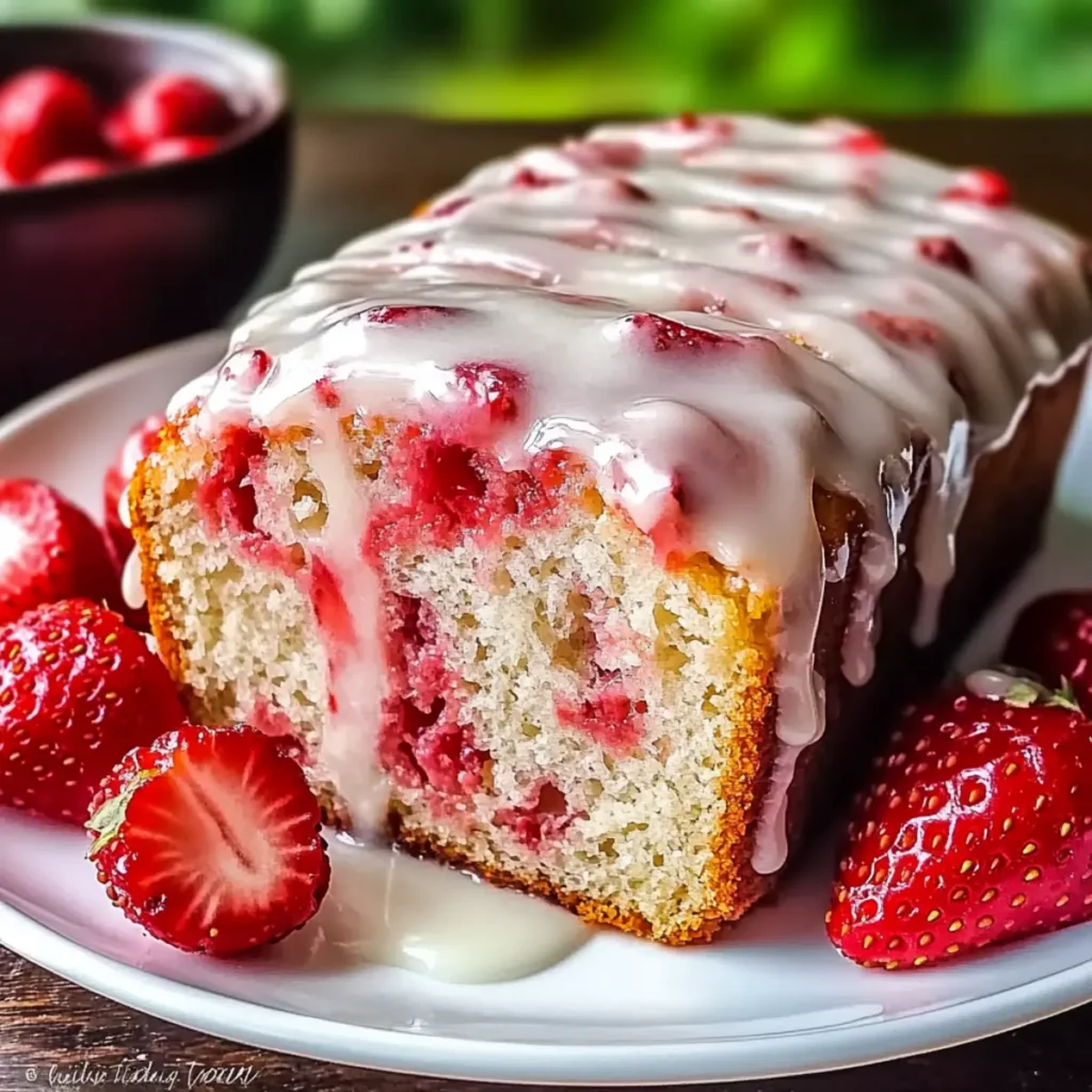 Delicious Strawberry Bread with Sweet Glaze Recipe to Try Today