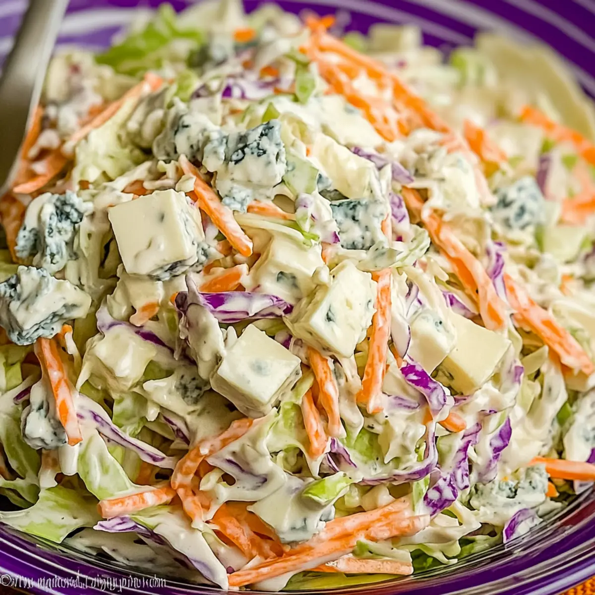 Blue Cheese Creamy Coleslaw