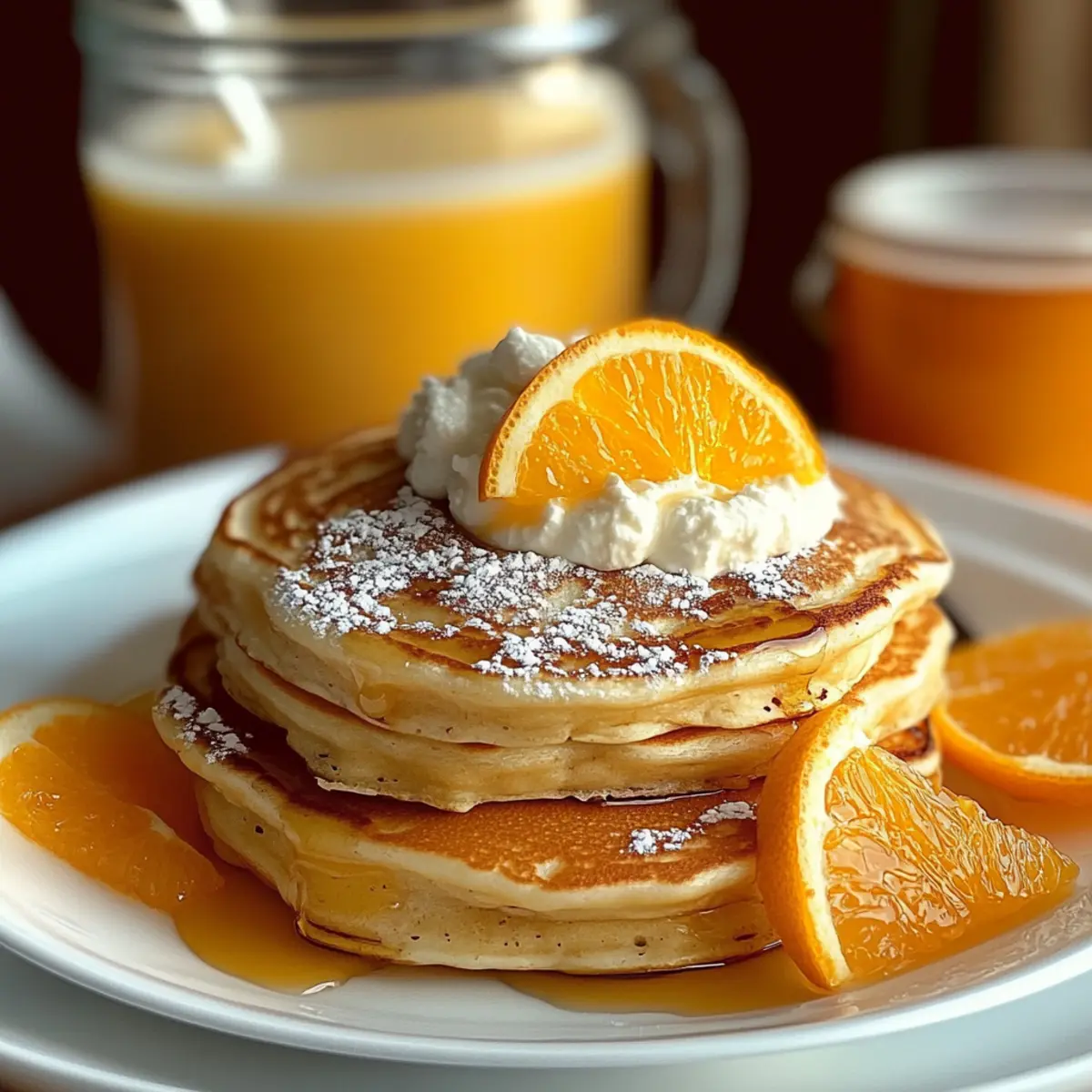 Orange Ricotta Pancakes