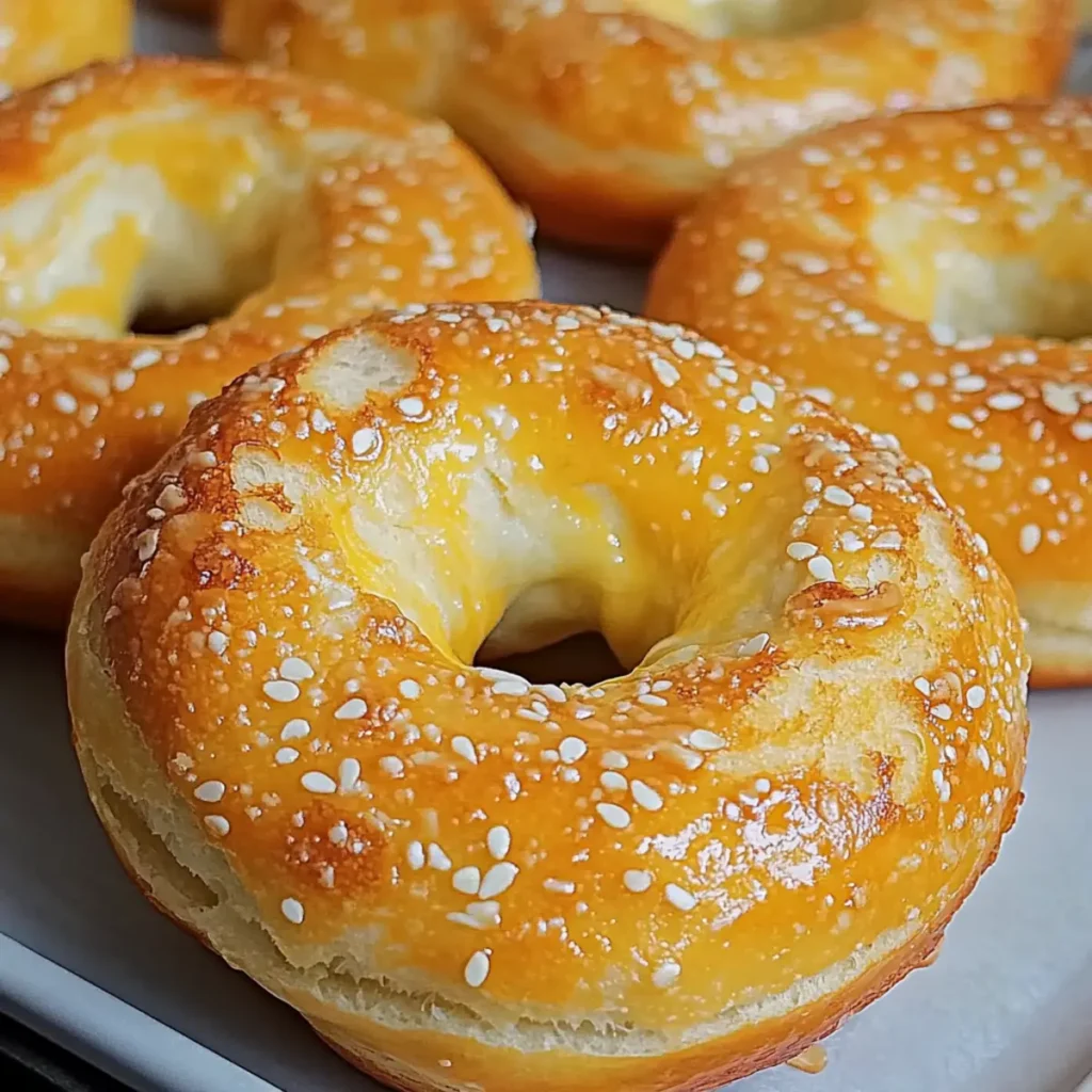 Homemade Cheese Bagels Recipe with Cheddar for Breakfast Bliss