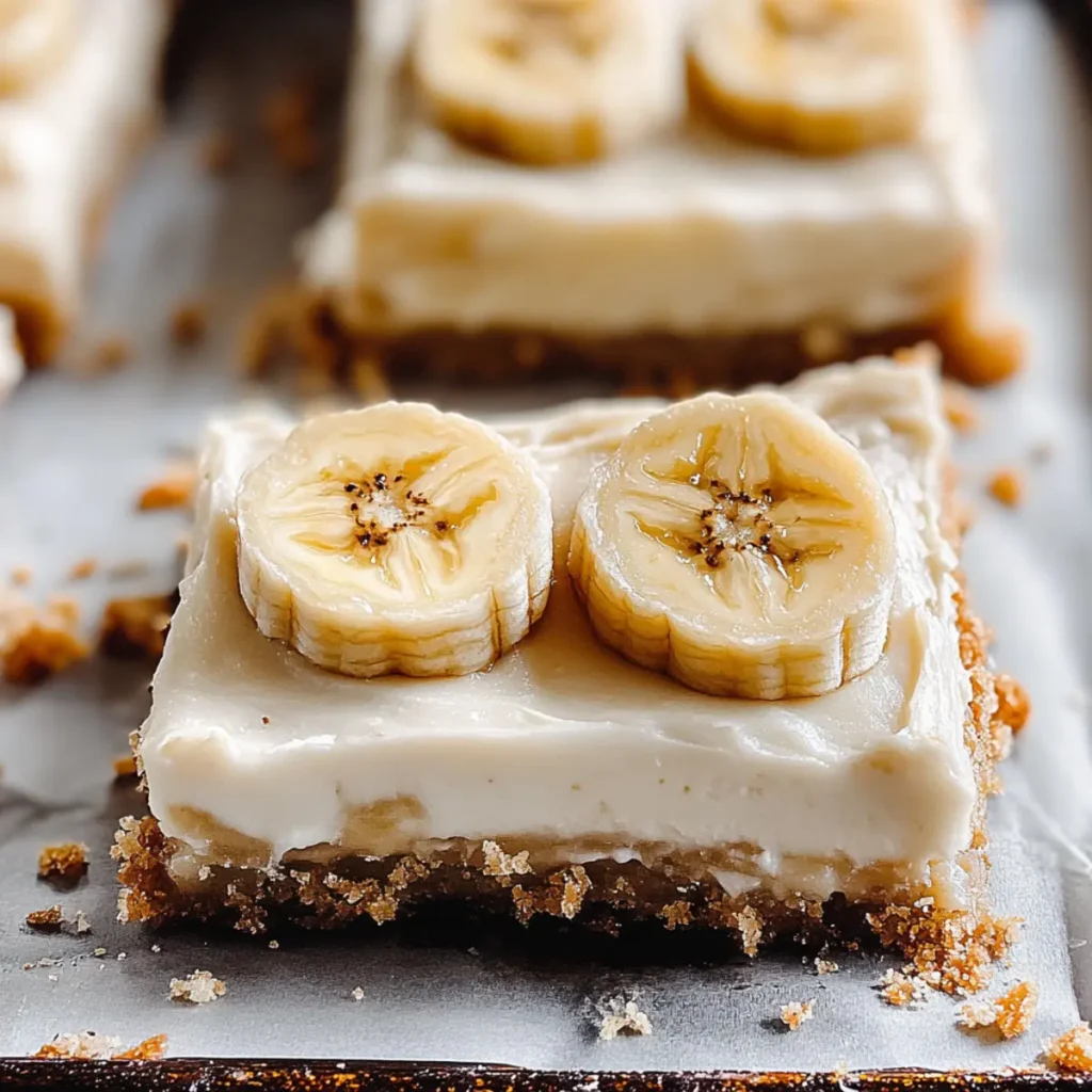 Banana Bars with Cream Cheese Frosting