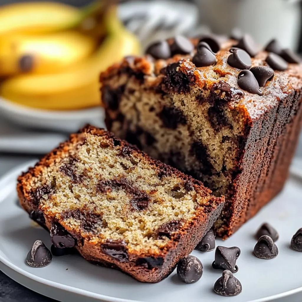Cast-Iron Chocolate Chip Banana Bread