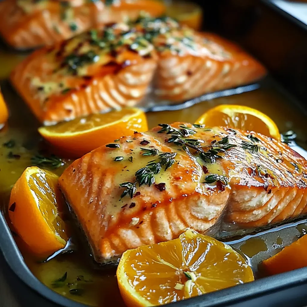 Sheet Pan Orange Salmon
