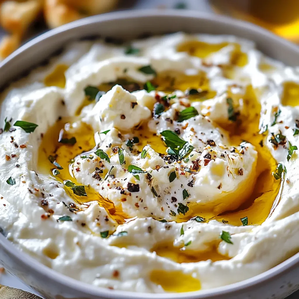Hot Honey Whipped Feta Super Bowl Party Dip