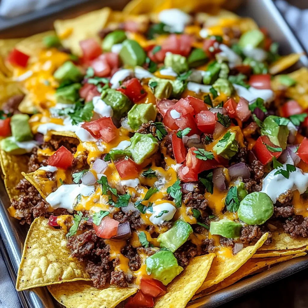Supreme Loaded Super Bowl Party Nachos