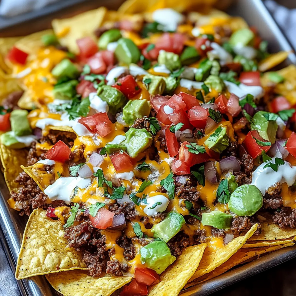 Supreme Loaded Super Bowl Party Nachos