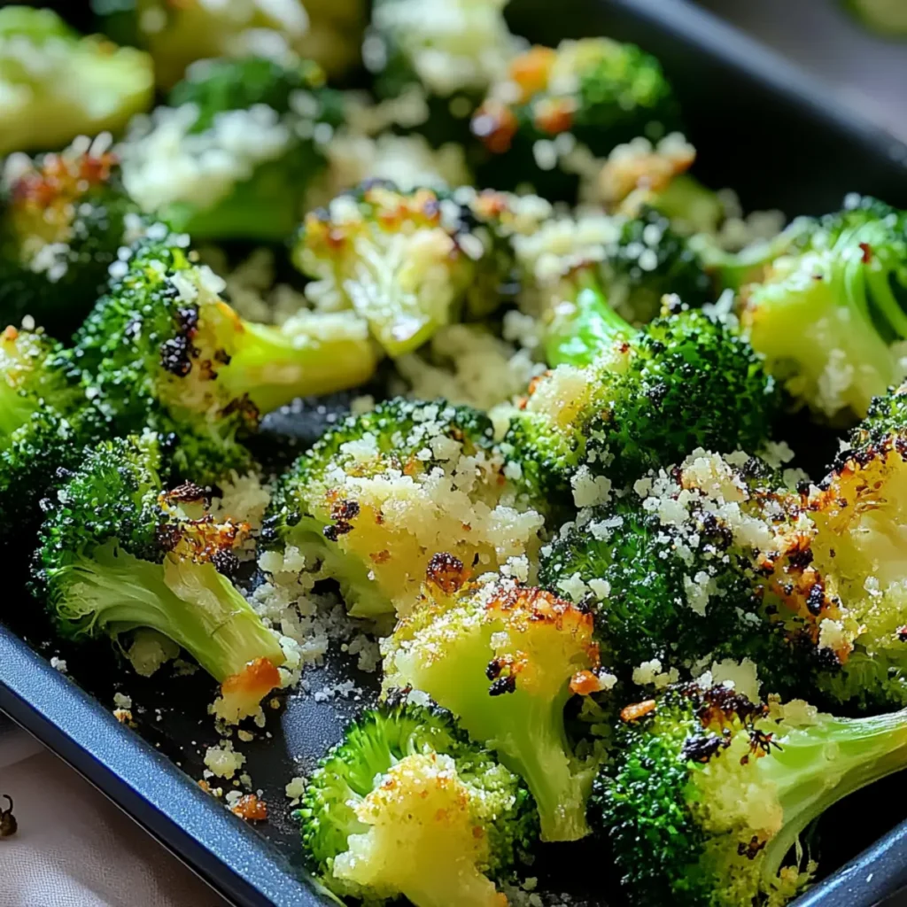 Lemon Parmesan Roasted Broccoli