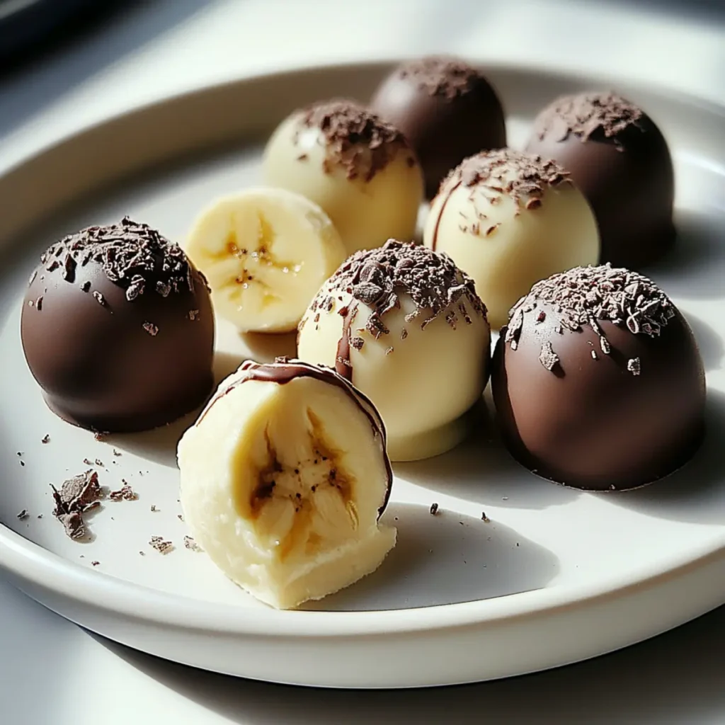 Banana Cream Chocolate Truffles