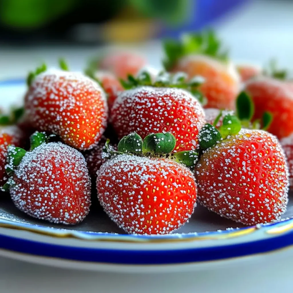 Prosecco Soaked Strawberries