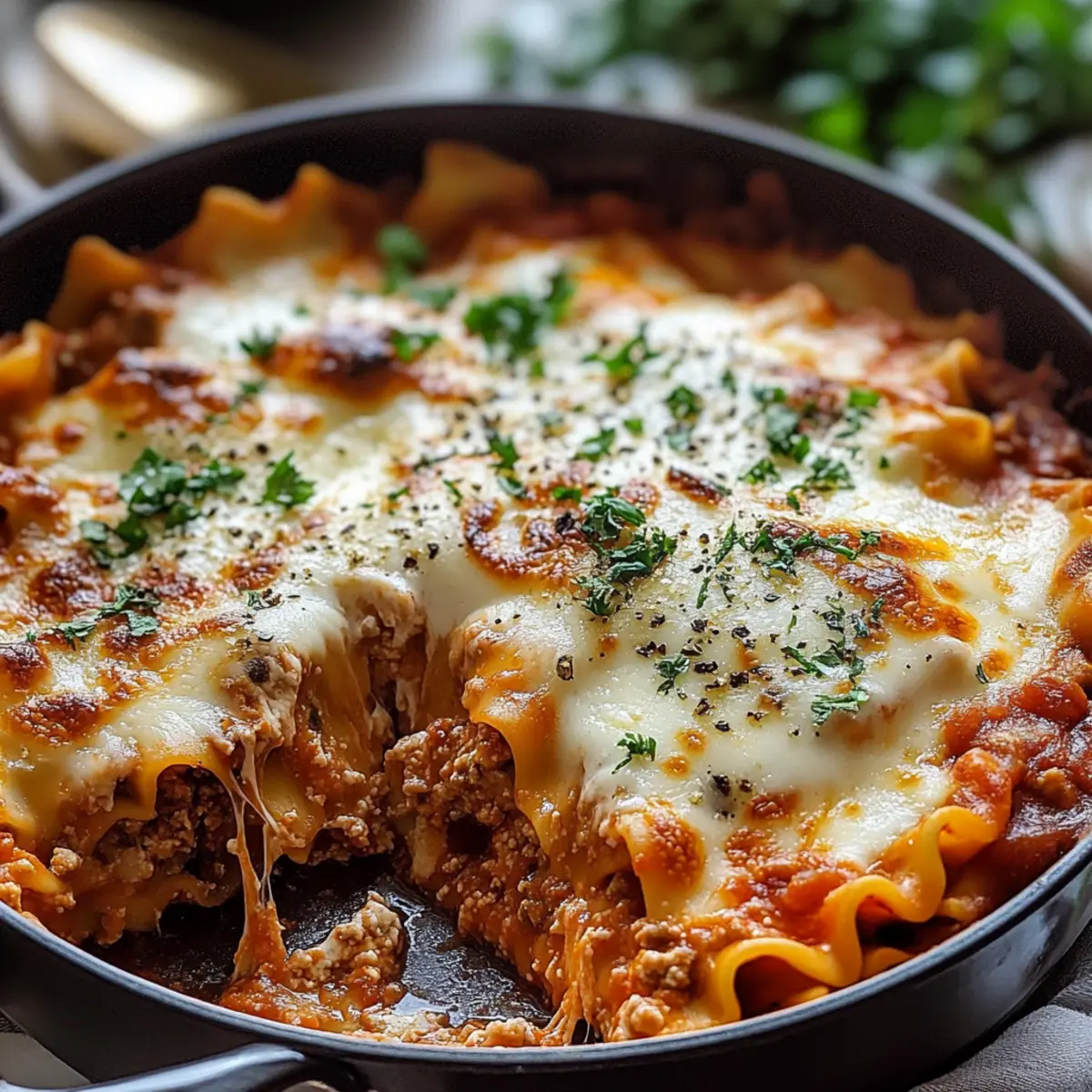 One Pot Lasagna Casserole
