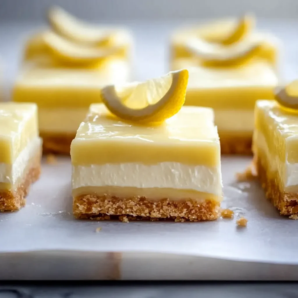 Limoncello Cream Bars
