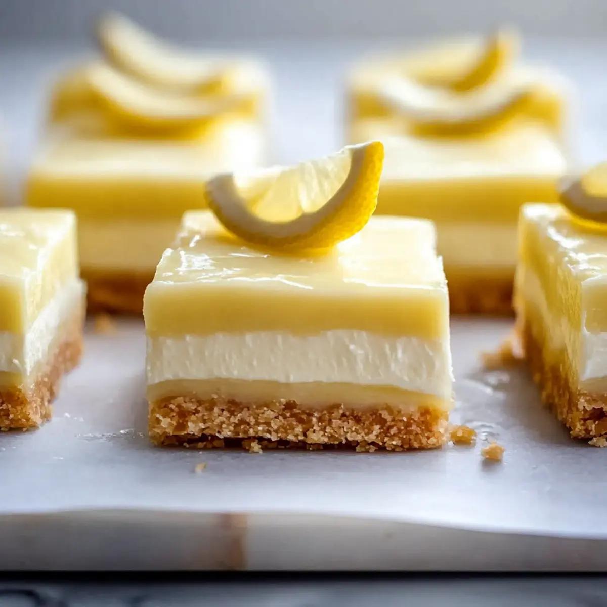 Limoncello Cream Bars