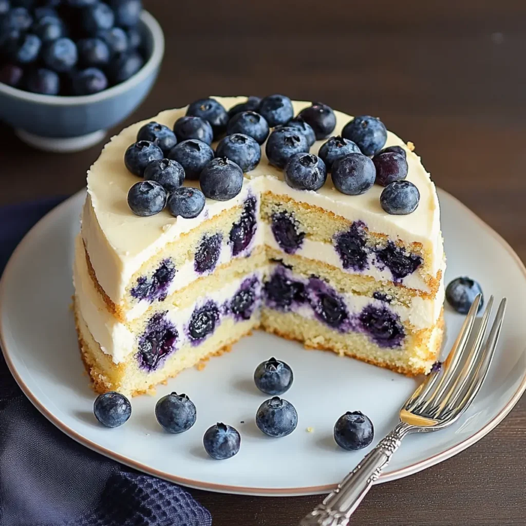 Blueberry Vanilla Cake